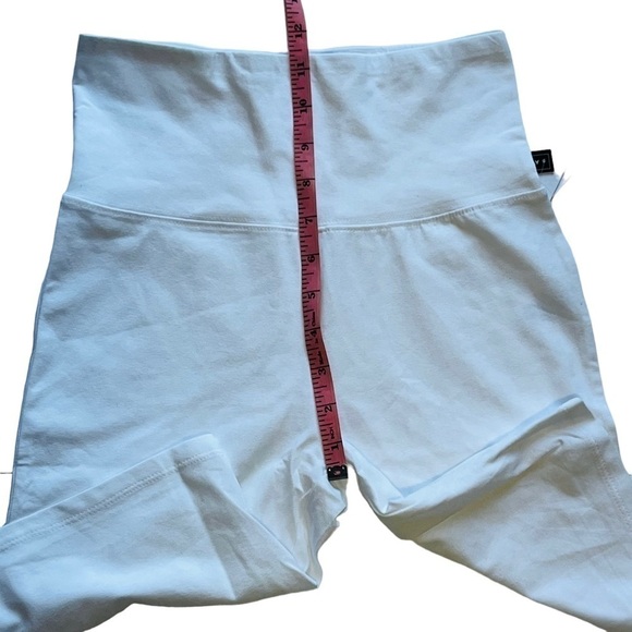 BP high waist bike shorts in ivory soft splash size S stretchy - Picture 10 of 13